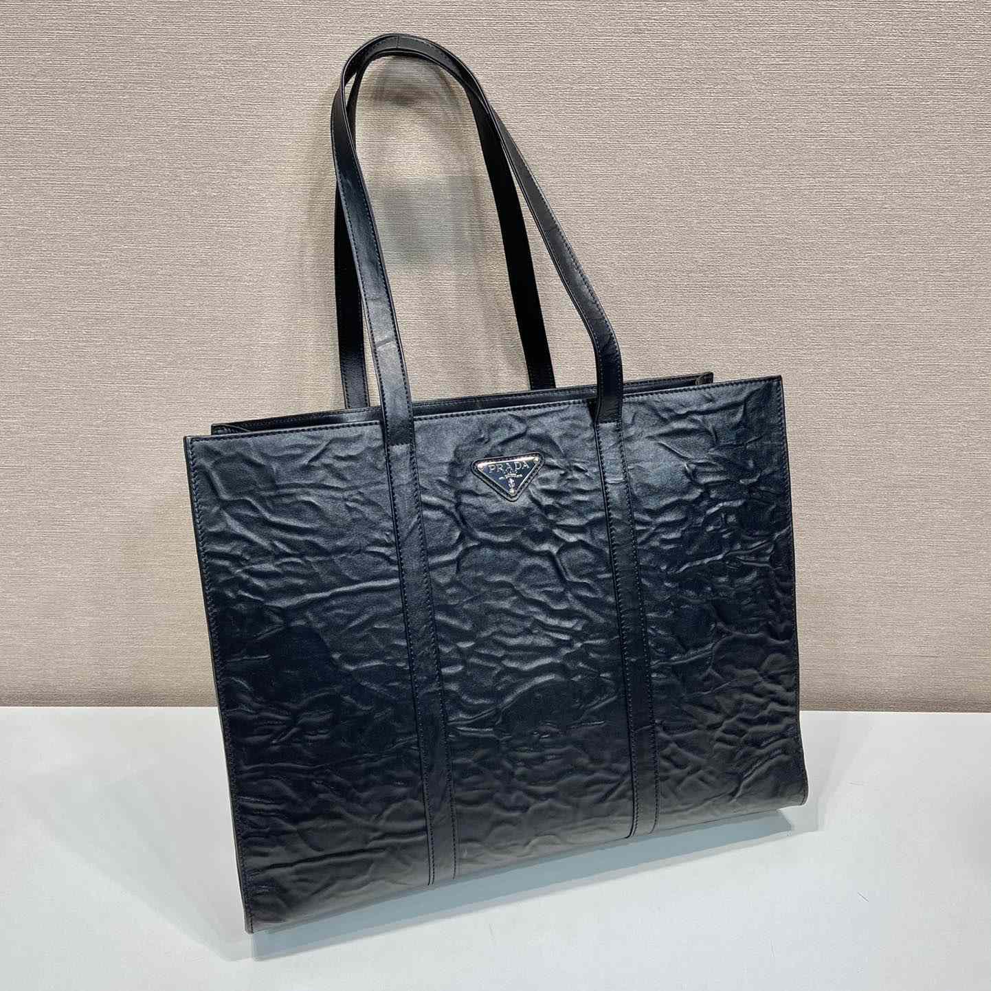 Prada Large Antique Nappa Leather Tote - DopestKickz