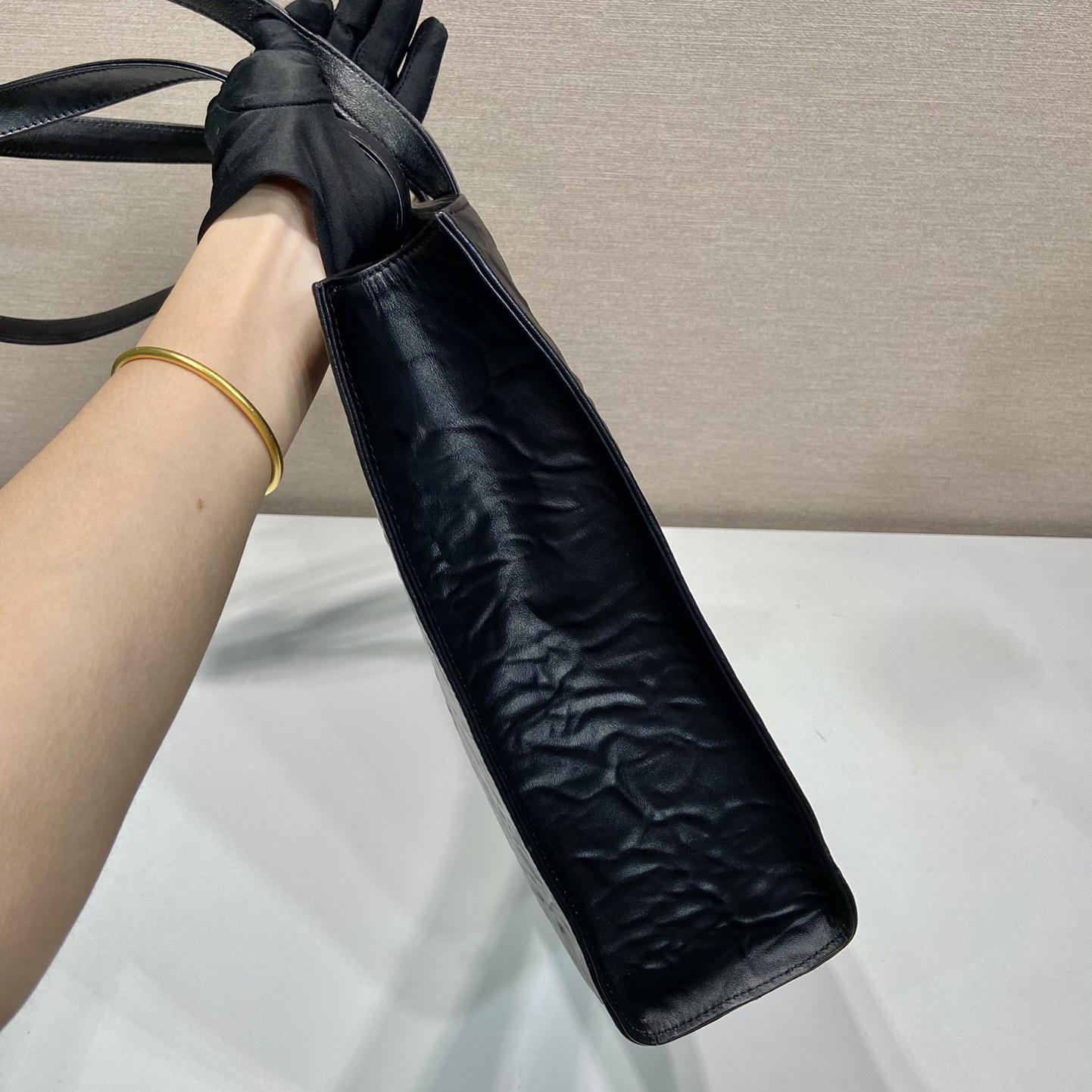 Prada Large Antique Nappa Leather Tote - DopestKickz