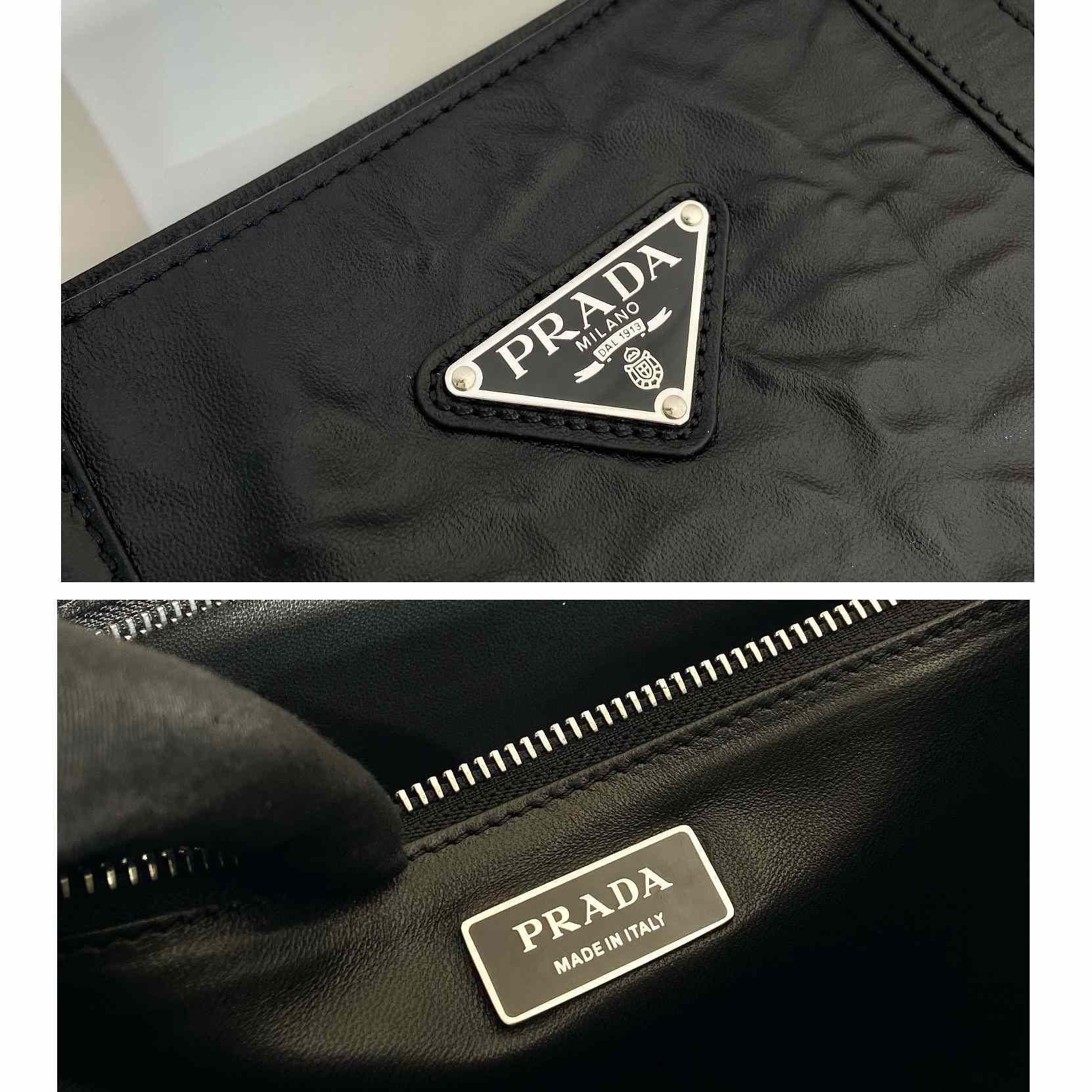 Prada Large Antique Nappa Leather Tote - DopestKickz