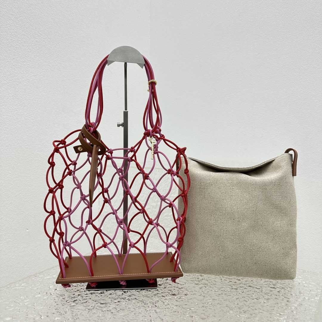 Jacquemus Le Petit Filet Pralu Tote Bag (10x27x21cm) - DopestKickz