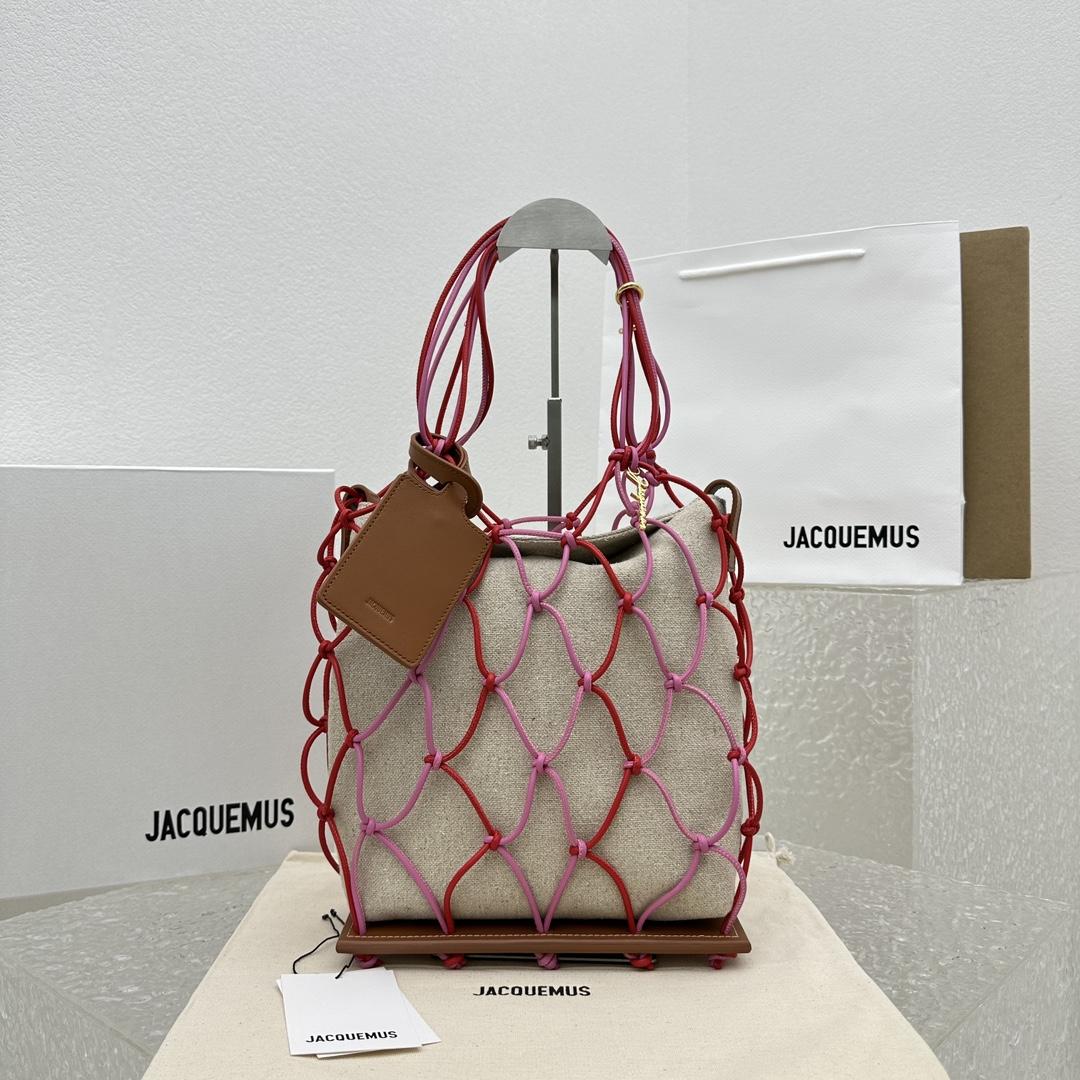 Jacquemus Le Petit Filet Pralu Tote Bag (10x27x21cm) - DopestKickz