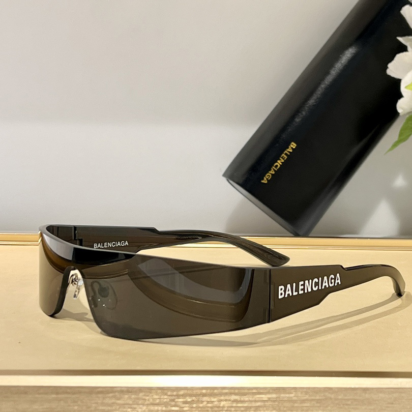 Balenciaga Mono Rec Sunglasses     BB0041S - DopestKickz