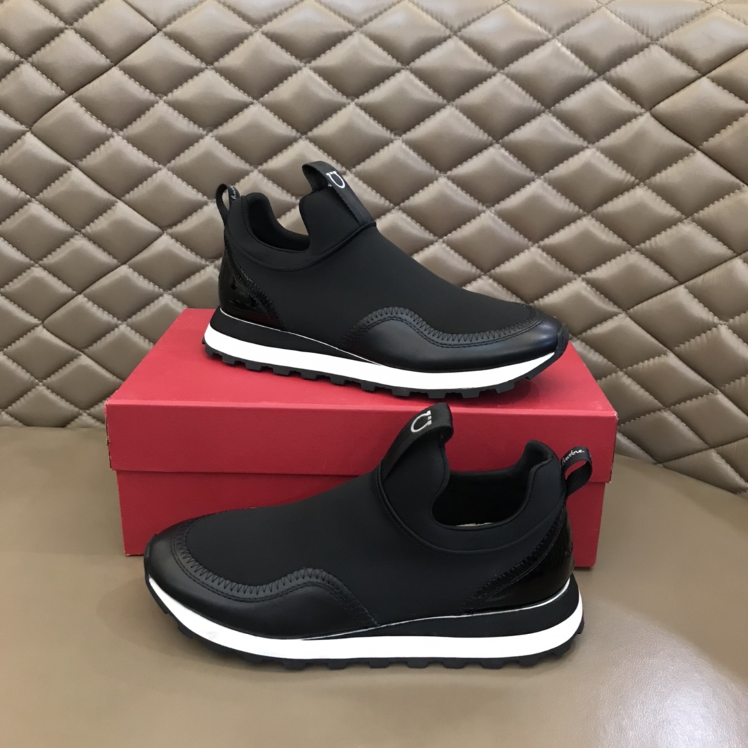 Ferragamo Men's Columbia Slip-on Sneakers - DopestKickz