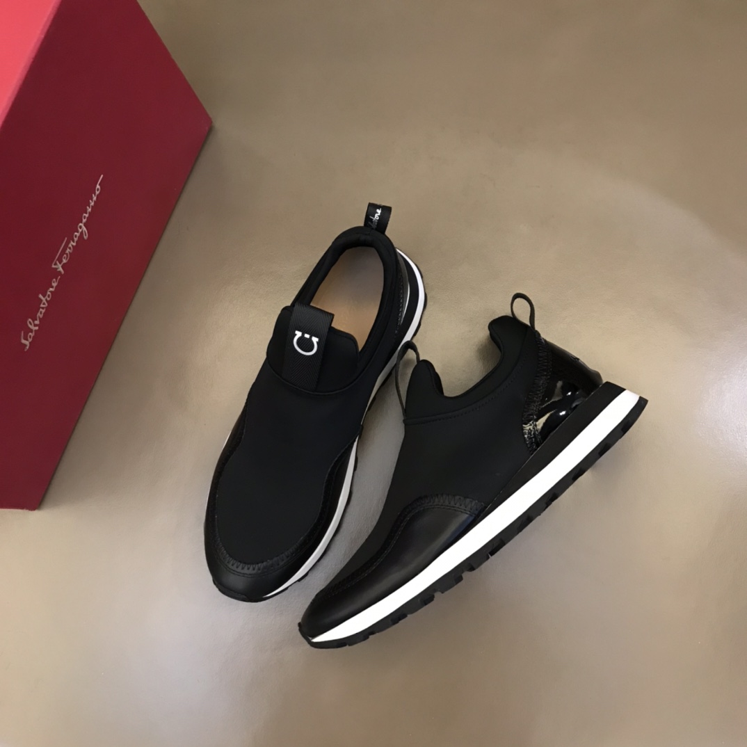 Ferragamo Men's Columbia Slip-on Sneakers - DopestKickz