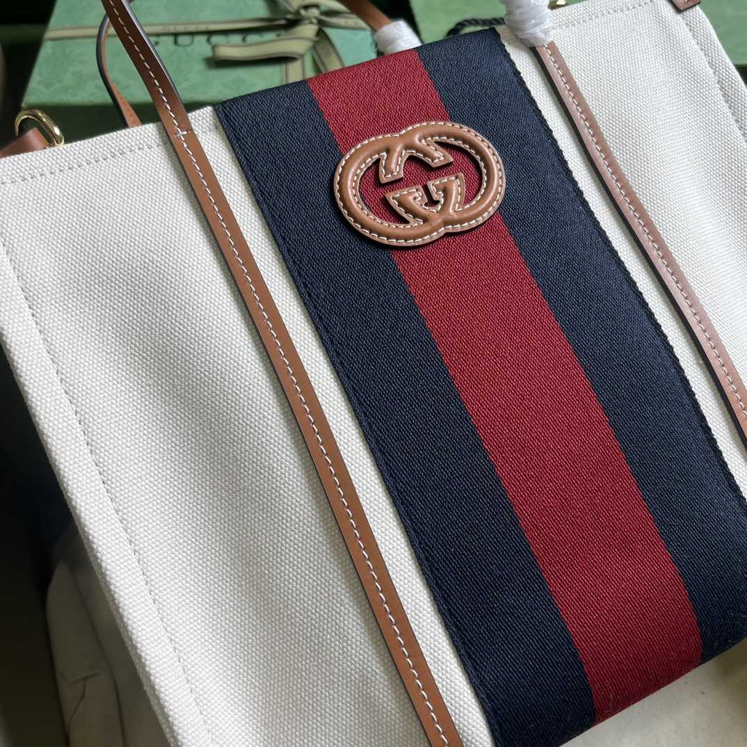 Gucci Small Interlocking G Tote Bag (30x 25x 15cm) - DopestKickz