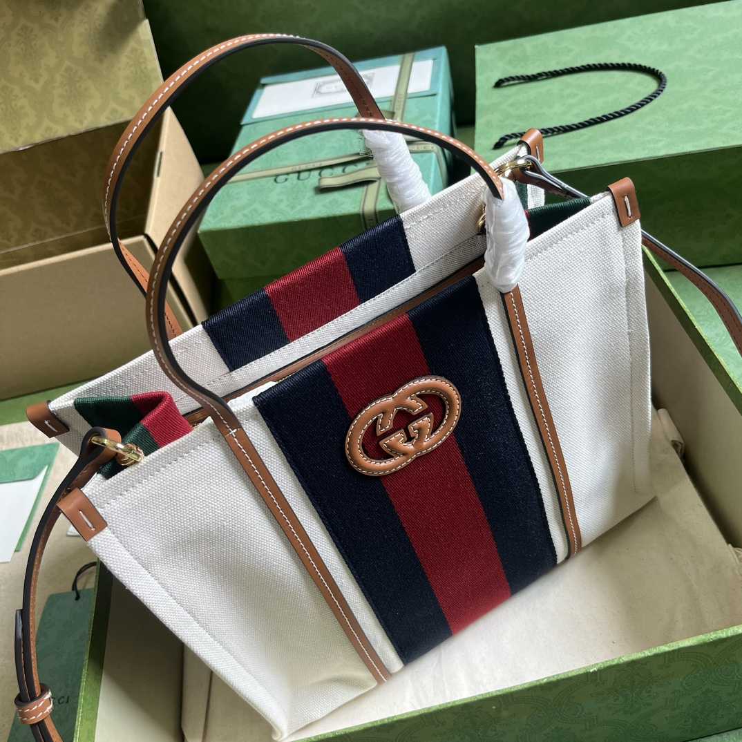 Gucci Small Interlocking G Tote Bag (30x 25x 15cm) - DopestKickz