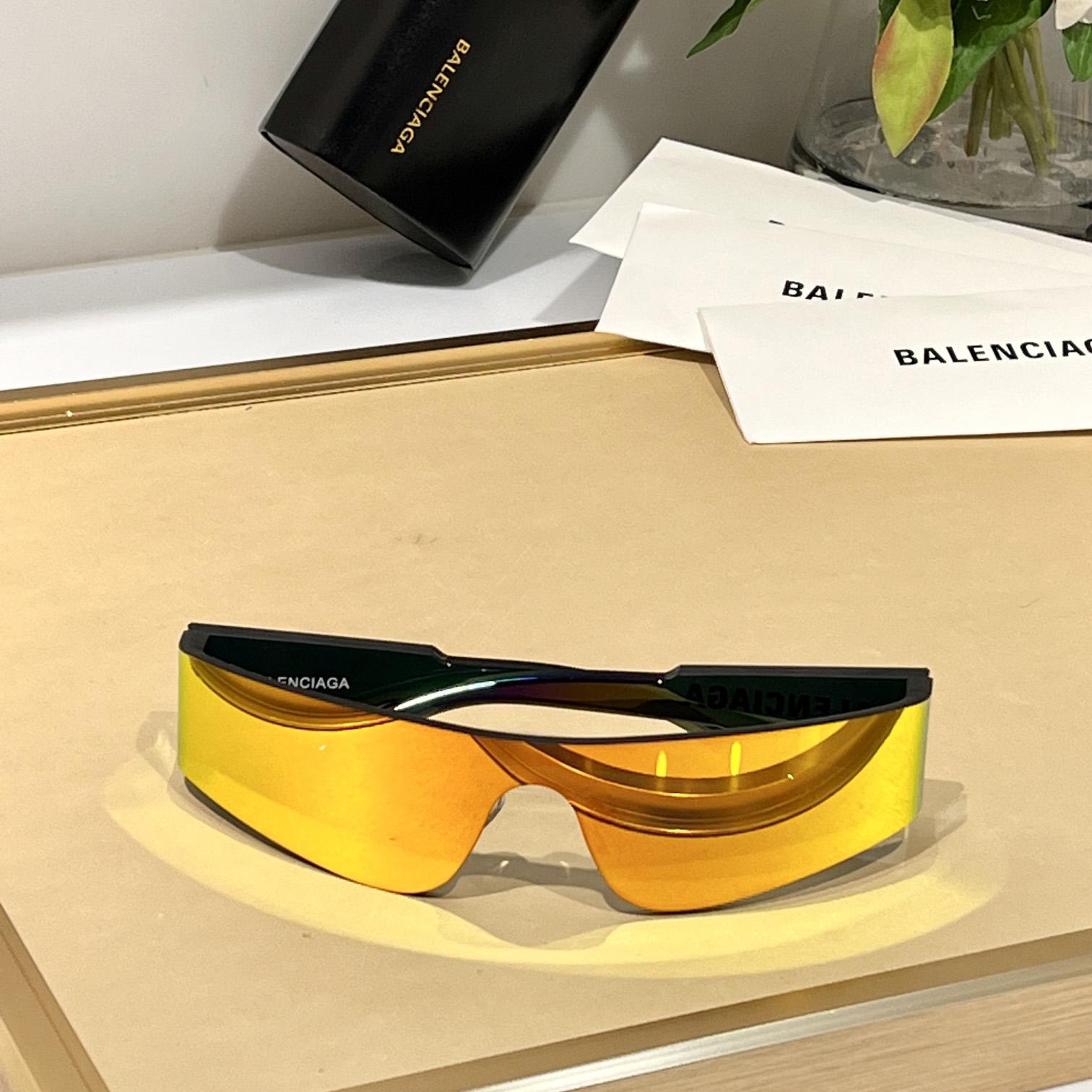 Balenciaga Mono Rec Sunglasses     BB0041S - DopestKickz