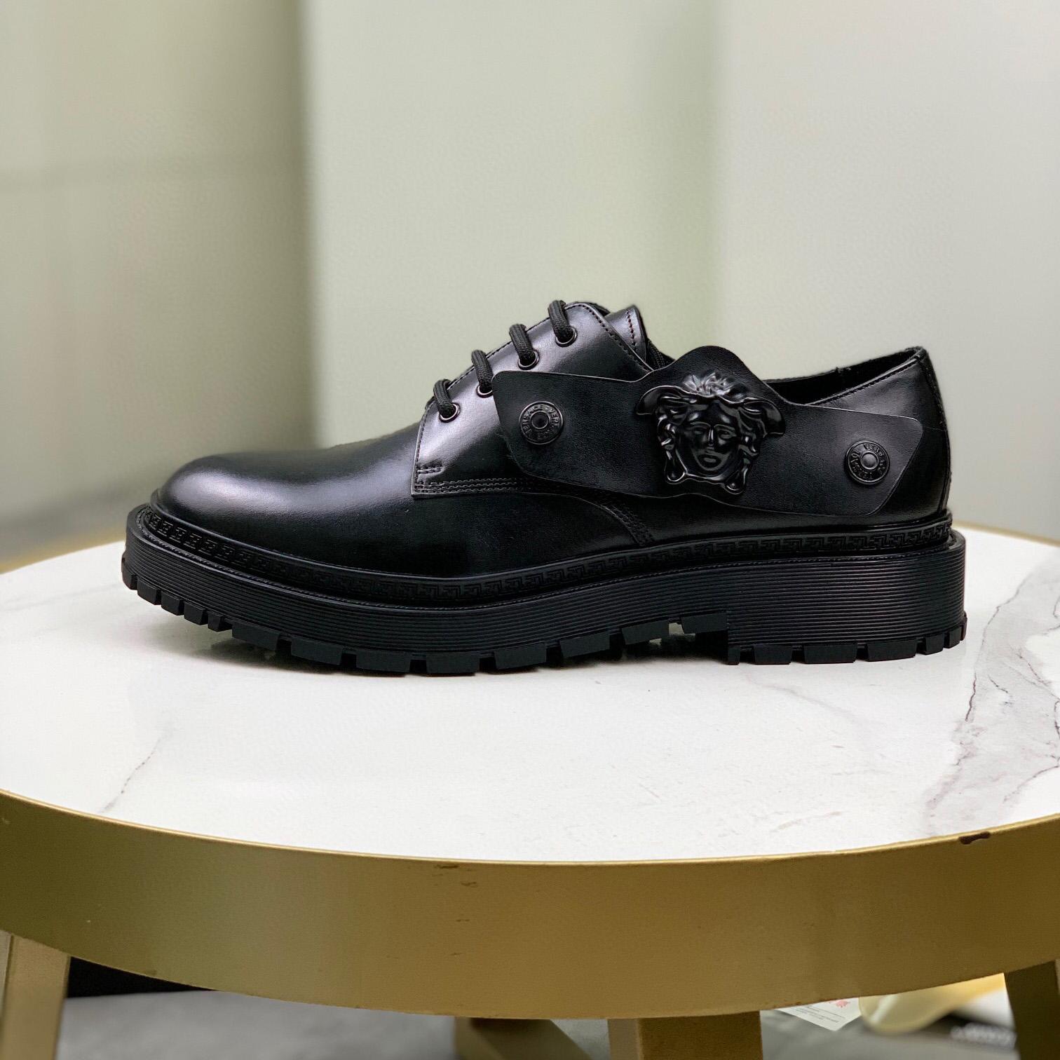 Versace Medusa Head-motif Derby Shoes - DopestKickz
