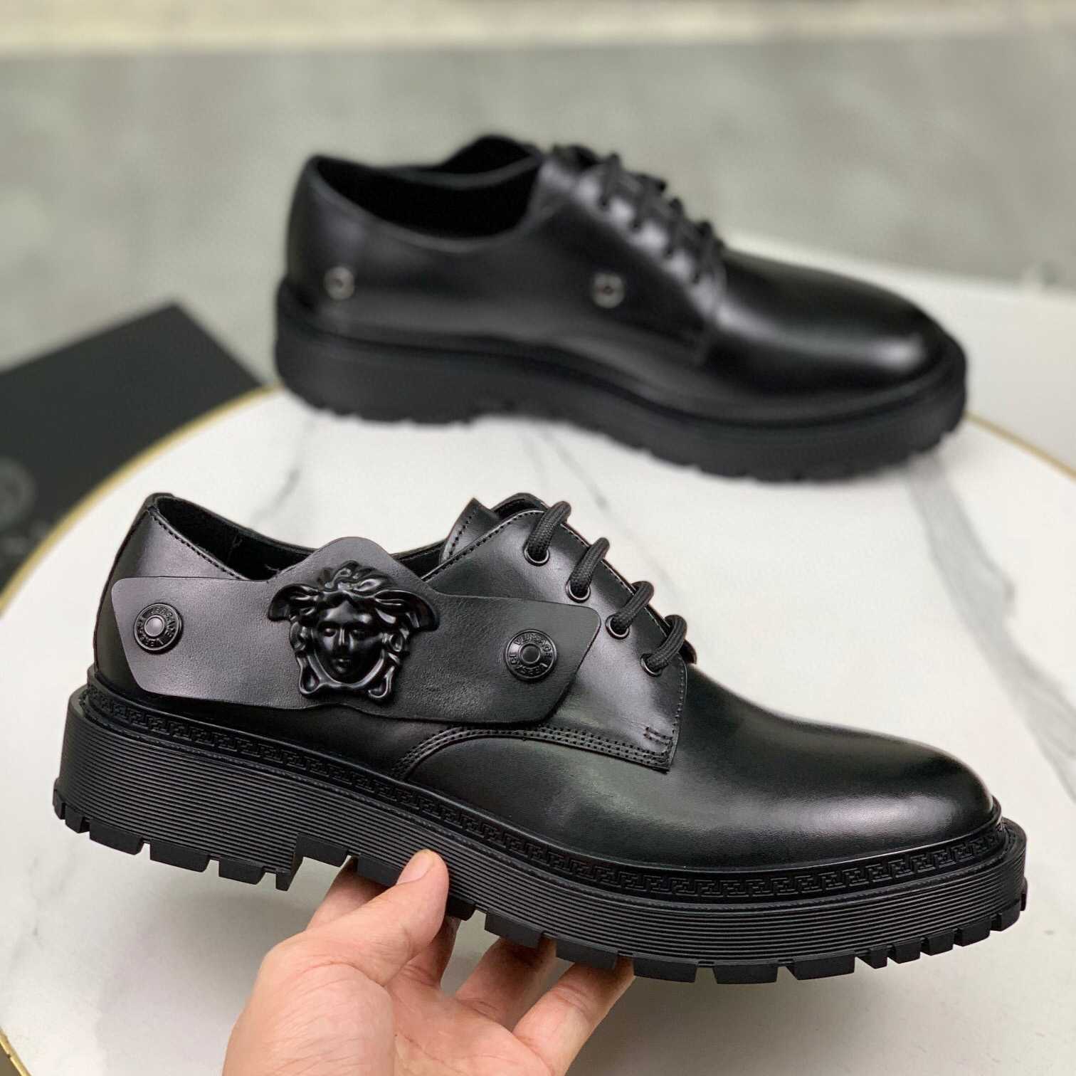 Versace Medusa Head-motif Derby Shoes - DopestKickz
