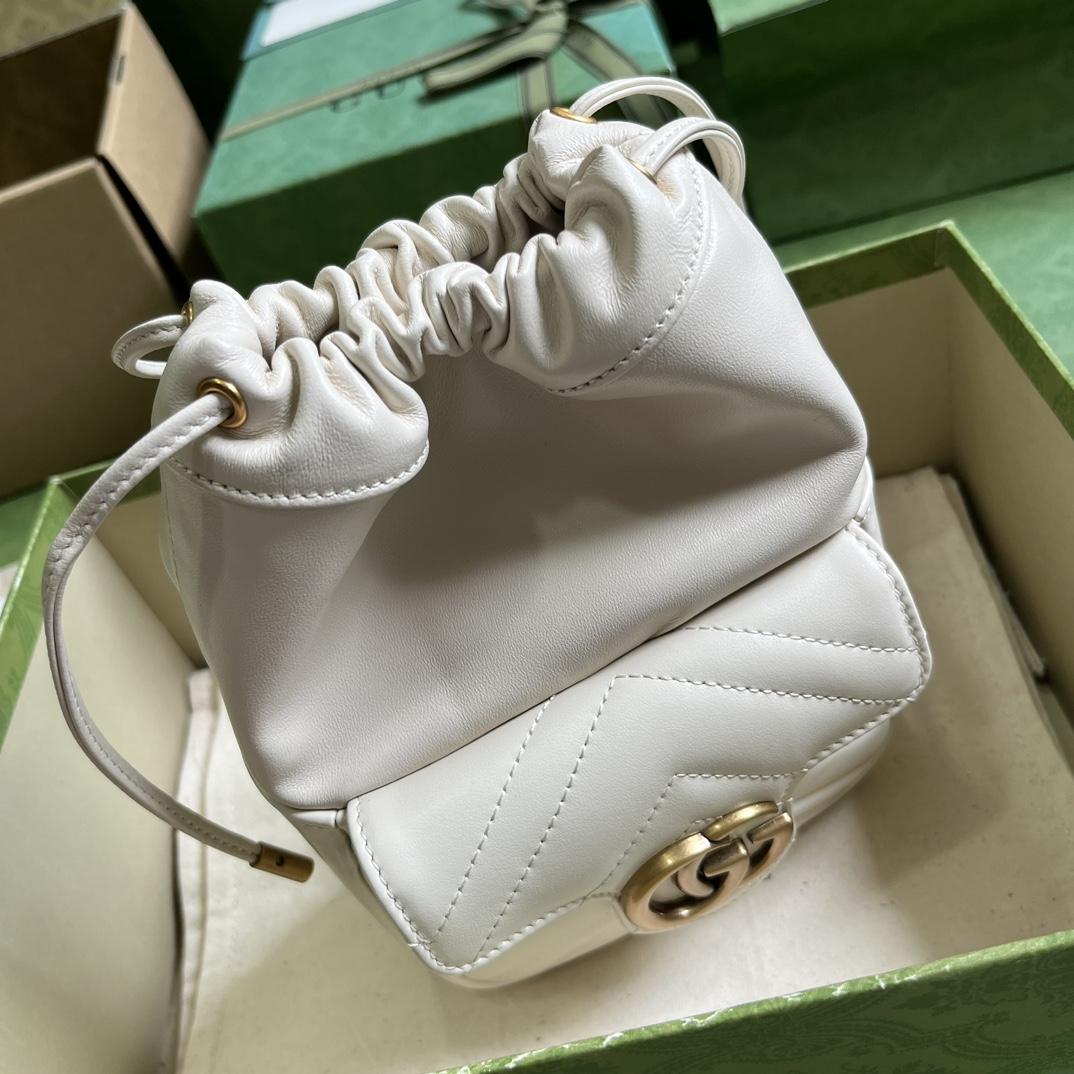 Gucci GG Marmont Mini Bucket Bag - DopestKickz