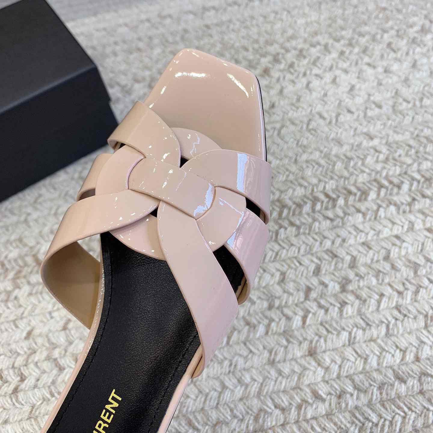 Saint Laurent Tribute Flat Sandals - DopestKickz
