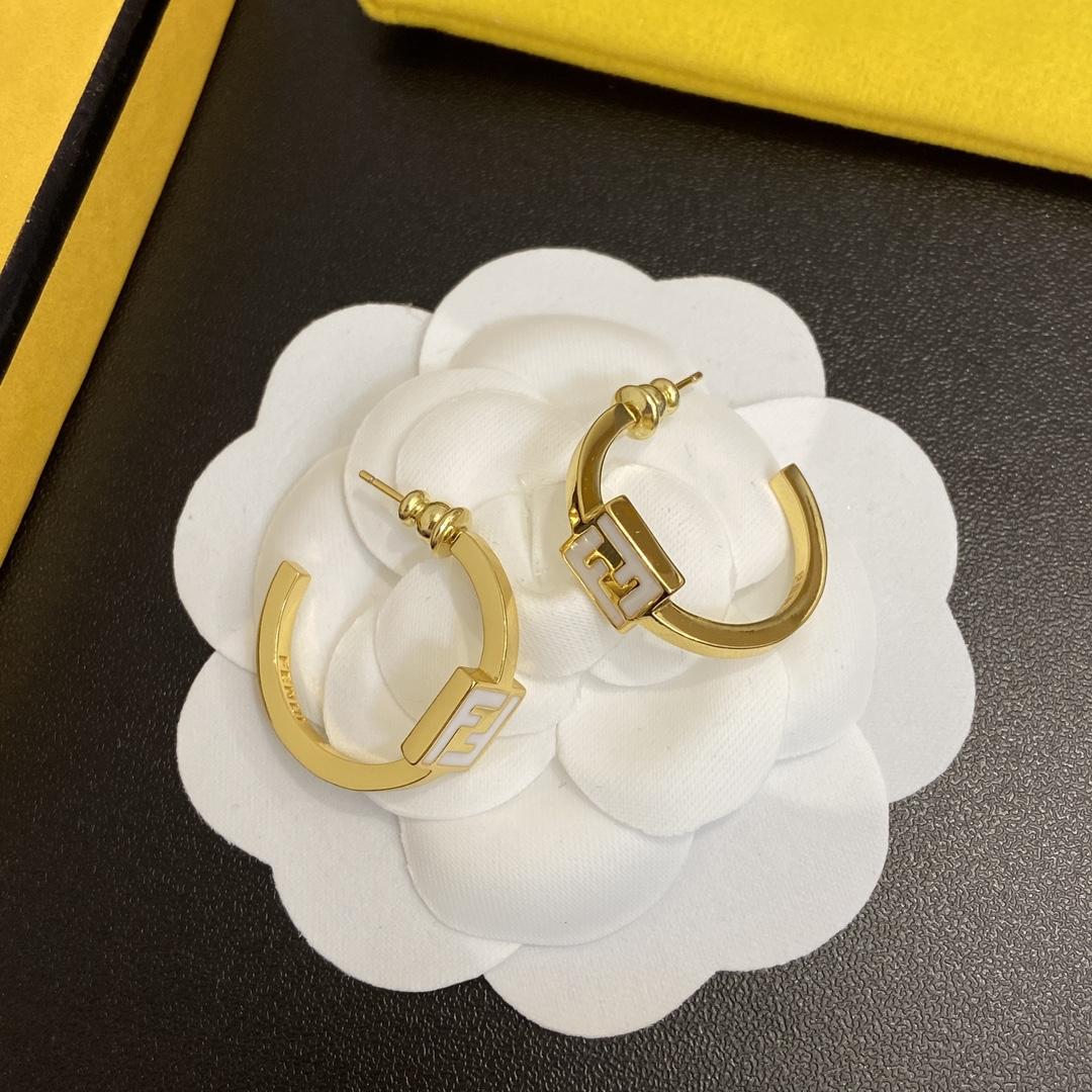 Fendi by Marc Jacobs Forever Fendi Earrings - DopestKickz