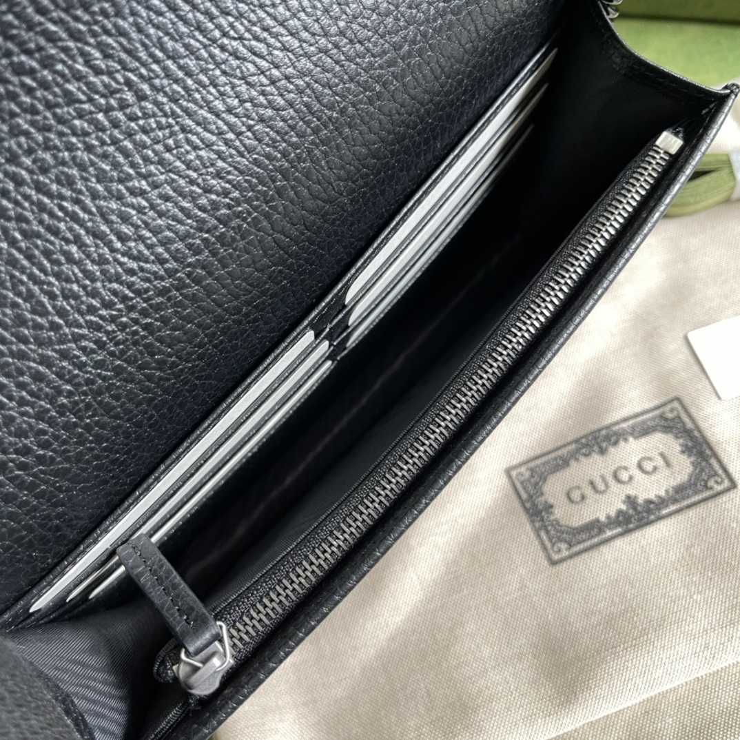 Gucci GGG Marmont Chain Wallet - DopestKickz