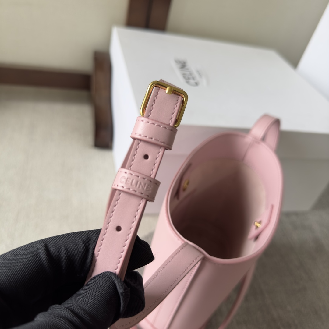 Celine Mini Bucket Cuir Triomphe In Smooth Calfskin  - DopestKickz