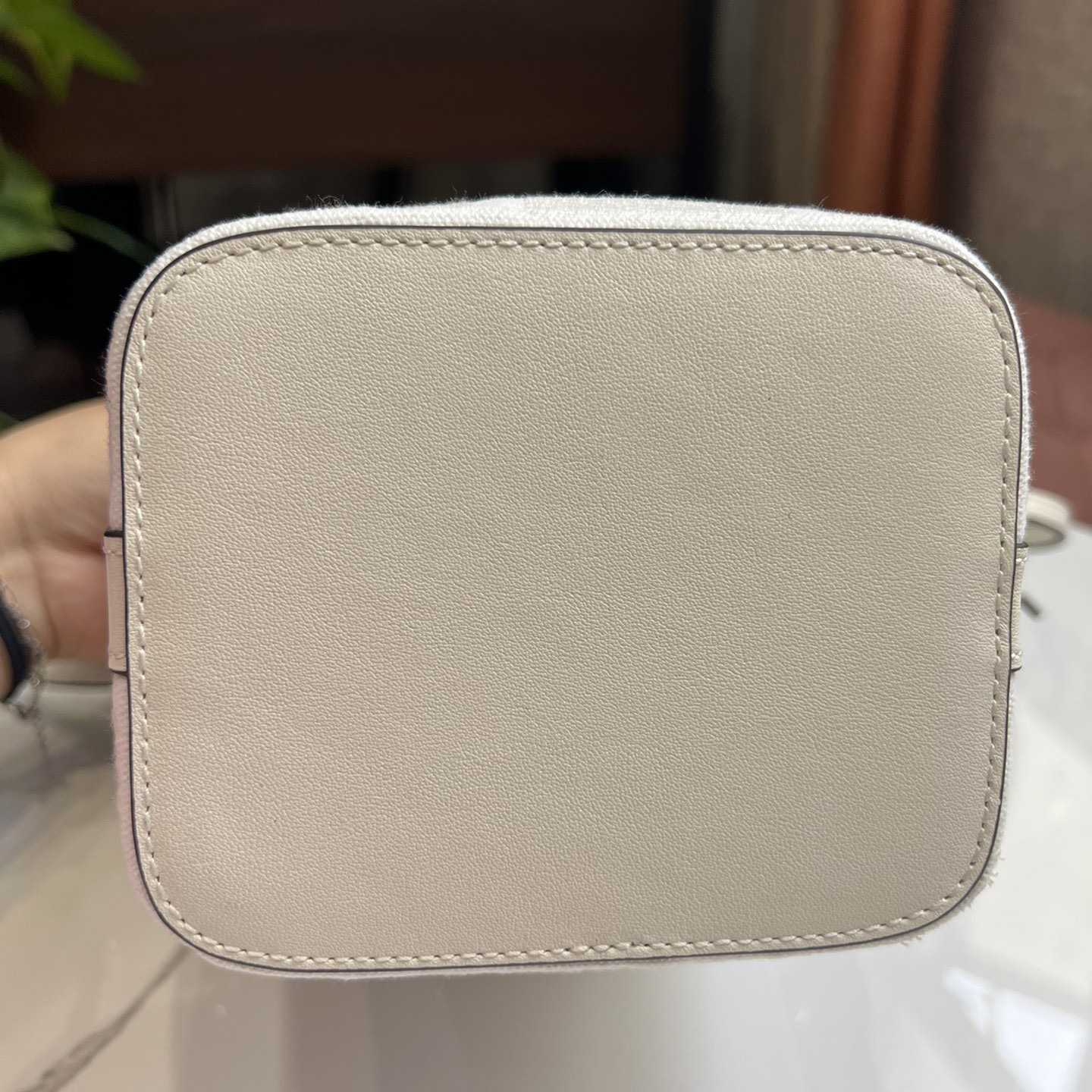 Fendi Mon Tresor White Canvas FF Mini Bag - DopestKickz