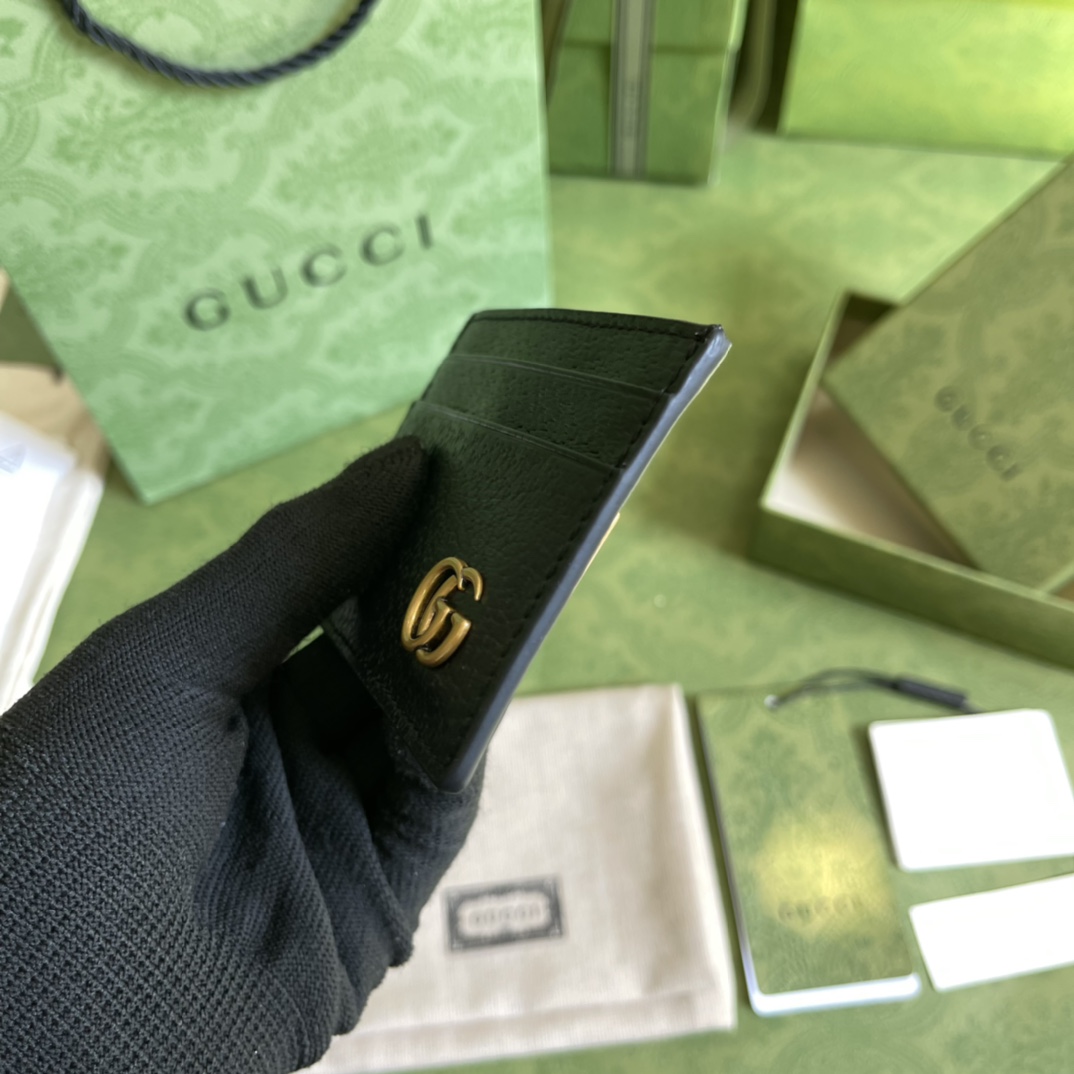 Gucci GG Marmont Leather Money Clip  (10-7CM) - DopestKickz