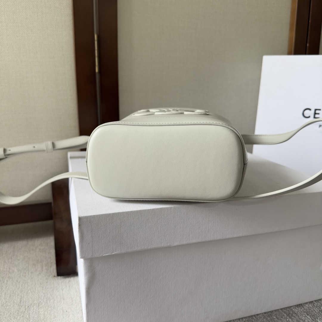 Celine Mini Bucket Cuir Triomphe In Smooth Calfskin  - DopestKickz
