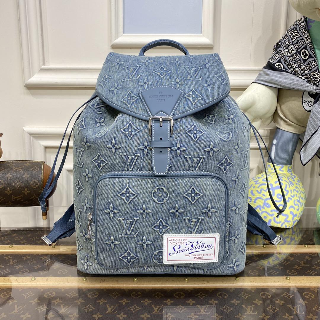 Louis Vuitton Montsouris Backpack  (32*40*19cm)M22534 - DopestKickz