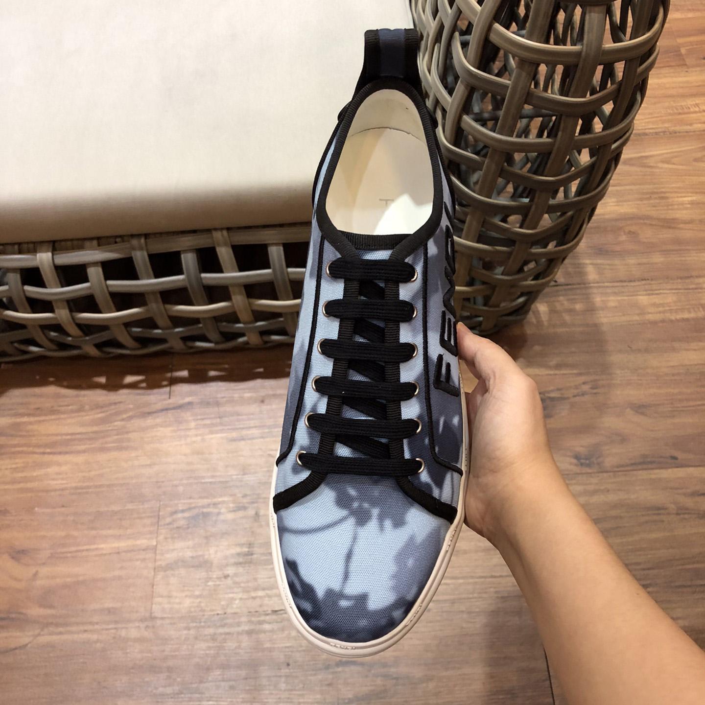 Fendi Rise Canvas Sneaker - DopestKickz