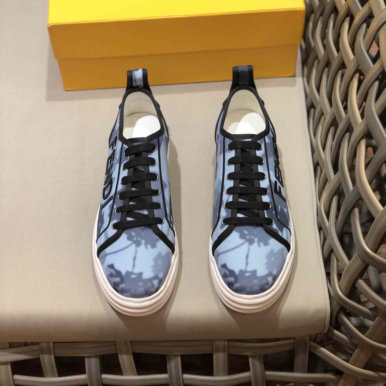 Fendi Rise Canvas Sneaker - DopestKickz