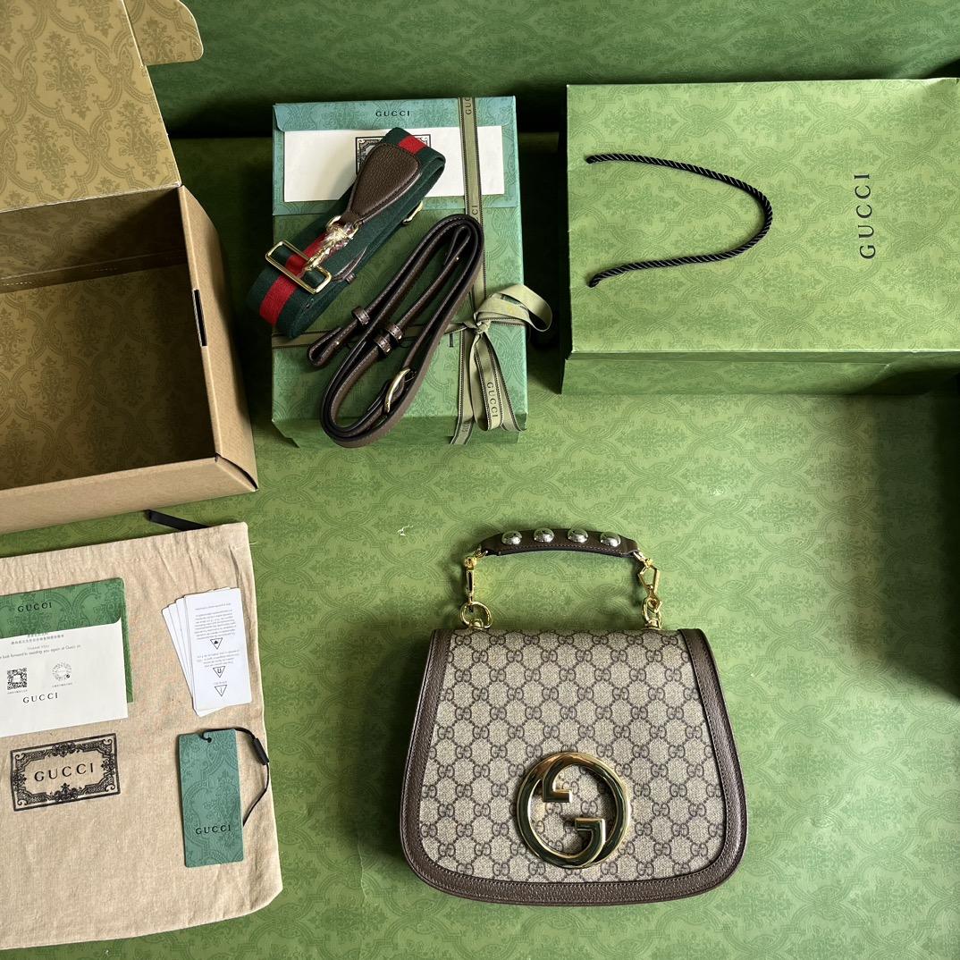 Gucci Blondie Medium Top Handle Bag  (29-22-7cm) - DopestKickz