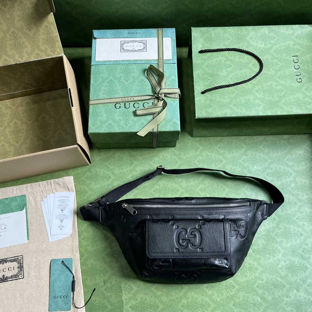 Gucci Jumbo GG Belt Bag(28x 18x 8cm) - DopestKickz