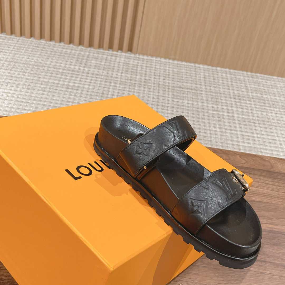 Louis Vuitton Bom Dia Flat Comfort Mule   1ABVN5 - DopestKickz