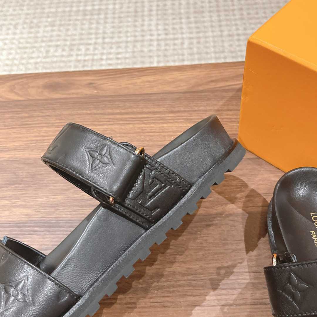 Louis Vuitton Bom Dia Flat Comfort Mule   1ABVN5 - DopestKickz
