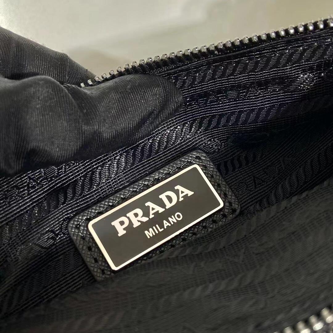 Prada Re-Nylon and Saffiano Leather Shoulder Bag - DopestKickz