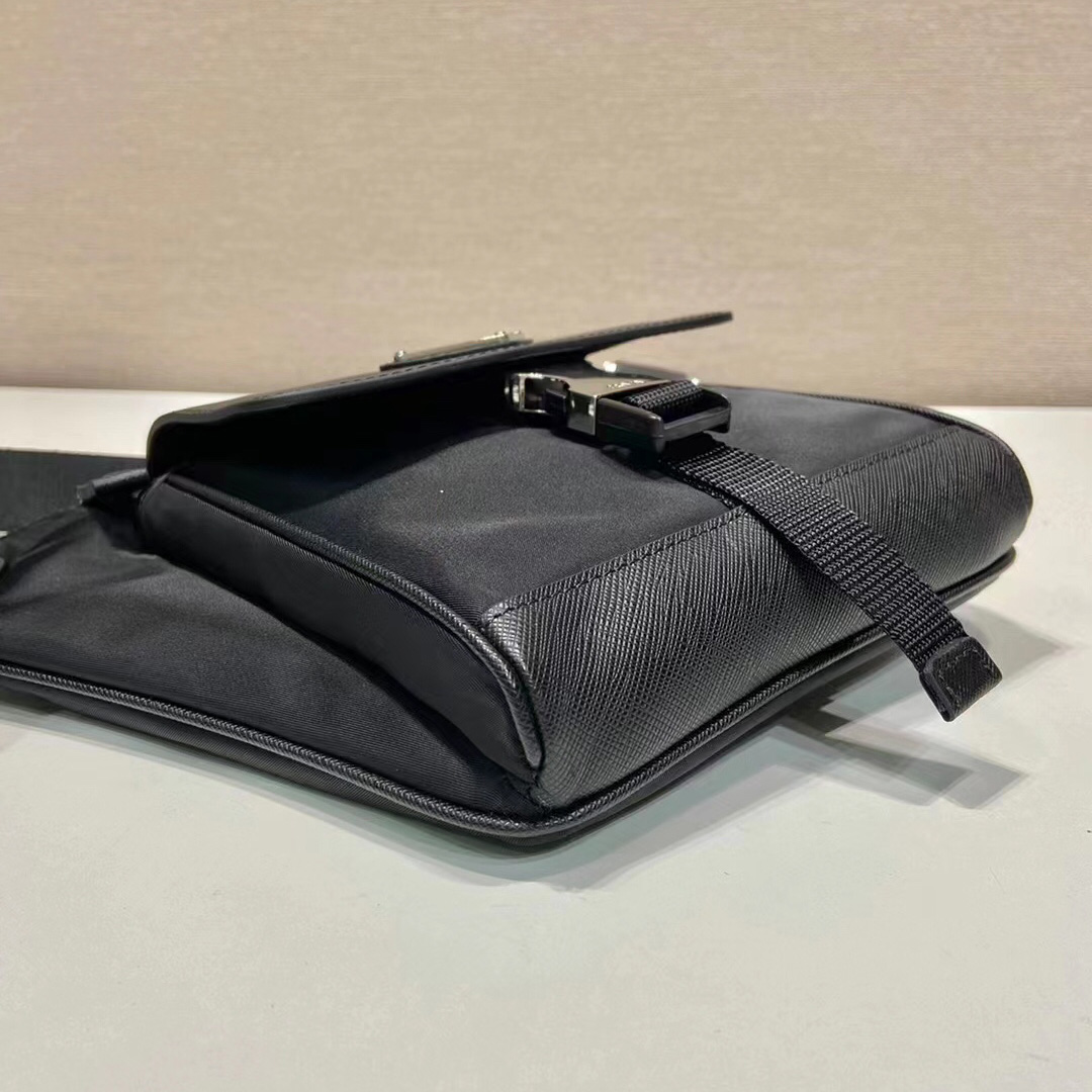 Prada Re-Nylon and Saffiano Leather Shoulder Bag - DopestKickz