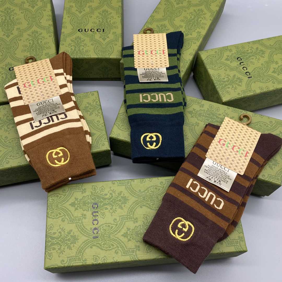 Gucci GG Socks/Box - DopestKickz