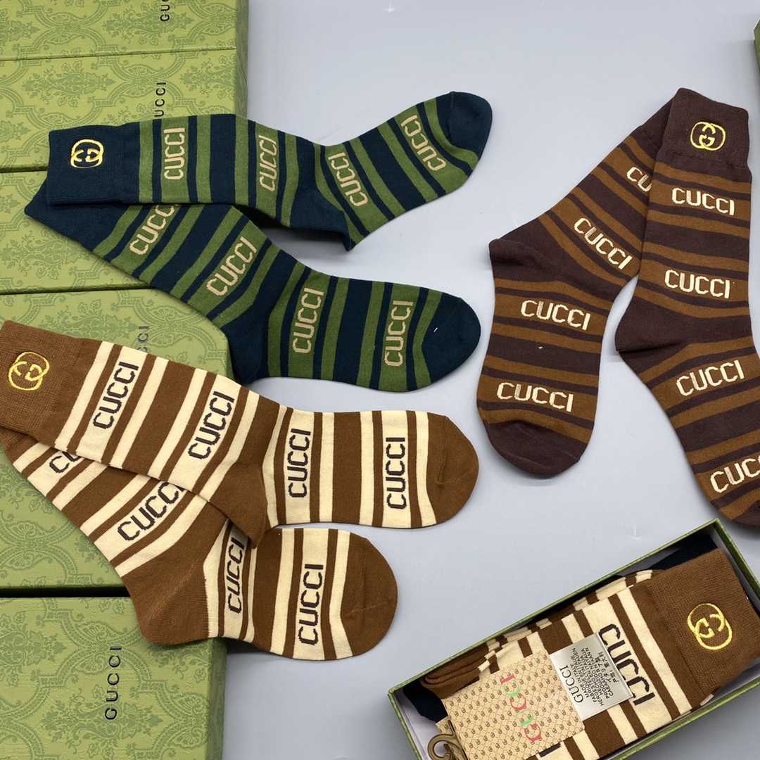 Gucci GG Socks/Box - DopestKickz