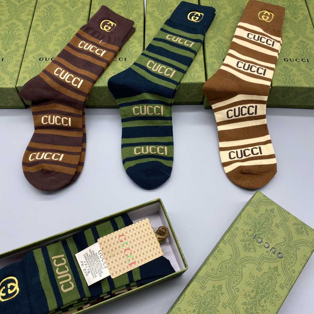 Gucci GG Socks/Box - DopestKickz