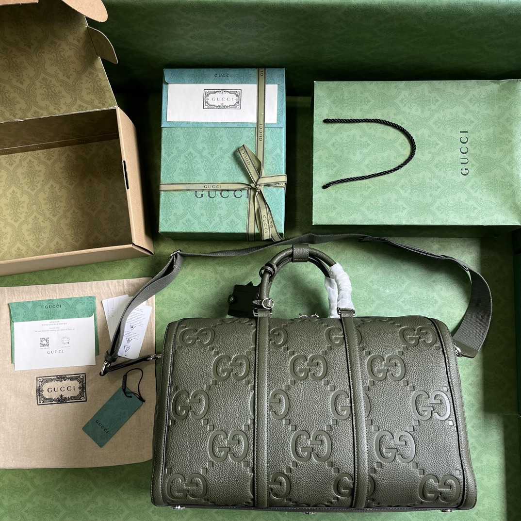 Gucci Jumbo GG Small Duffle Bag (45-29-25cm) - DopestKickz