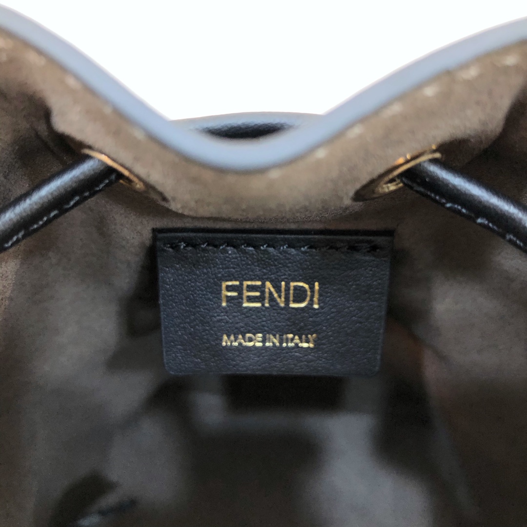 Fendi Tresor Black Leather Mini-bag - DopestKickz