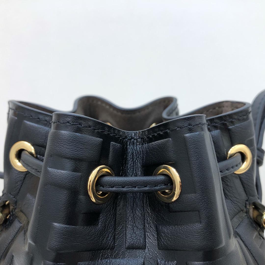 Fendi Tresor Black Leather Mini-bag - DopestKickz