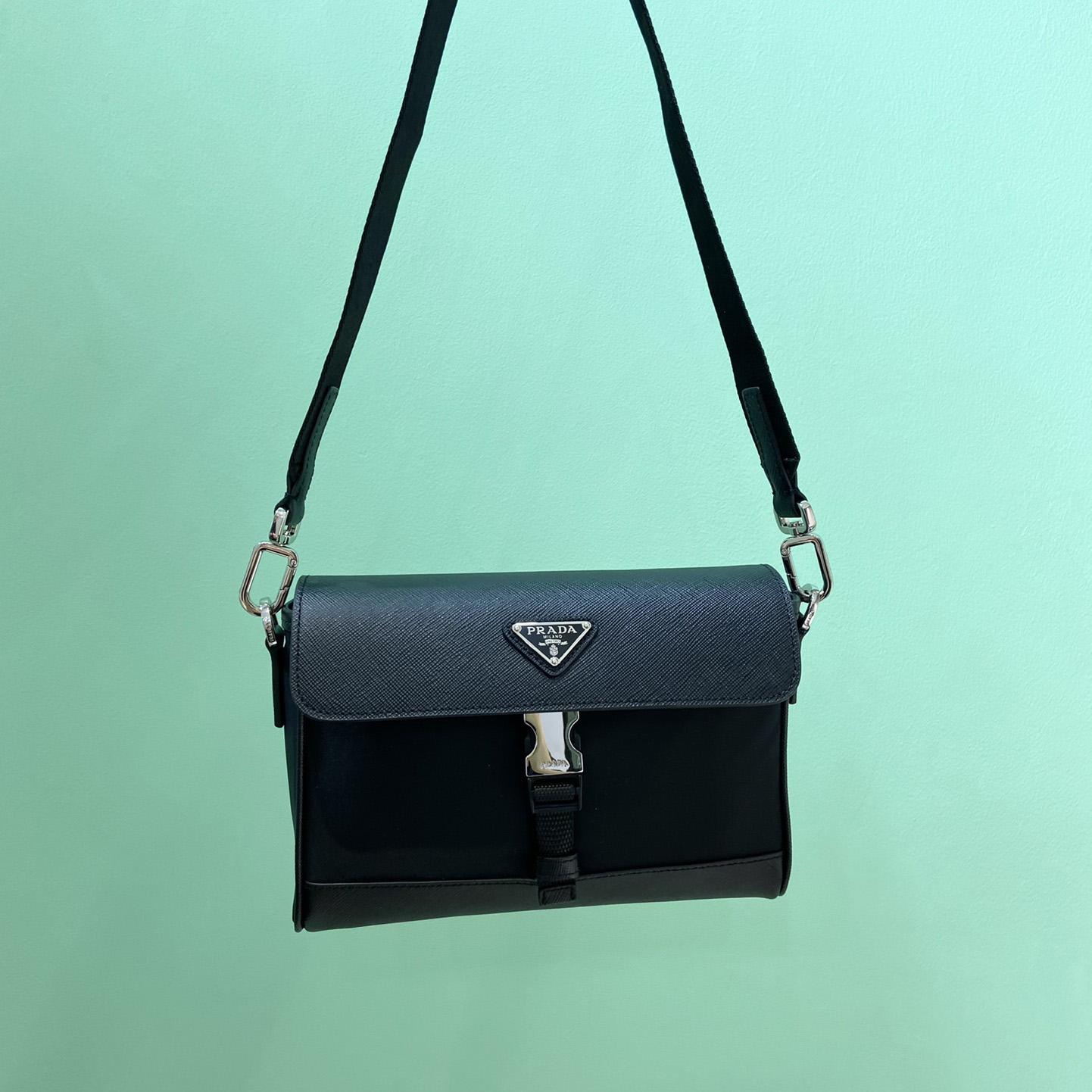 Prada Re-Nylon And Saffiano Shoulder Bag - DopestKickz