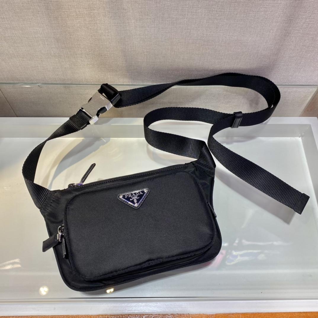 Prada Re-Nylon And Saffiano Leather Shoulder Bag - DopestKickz