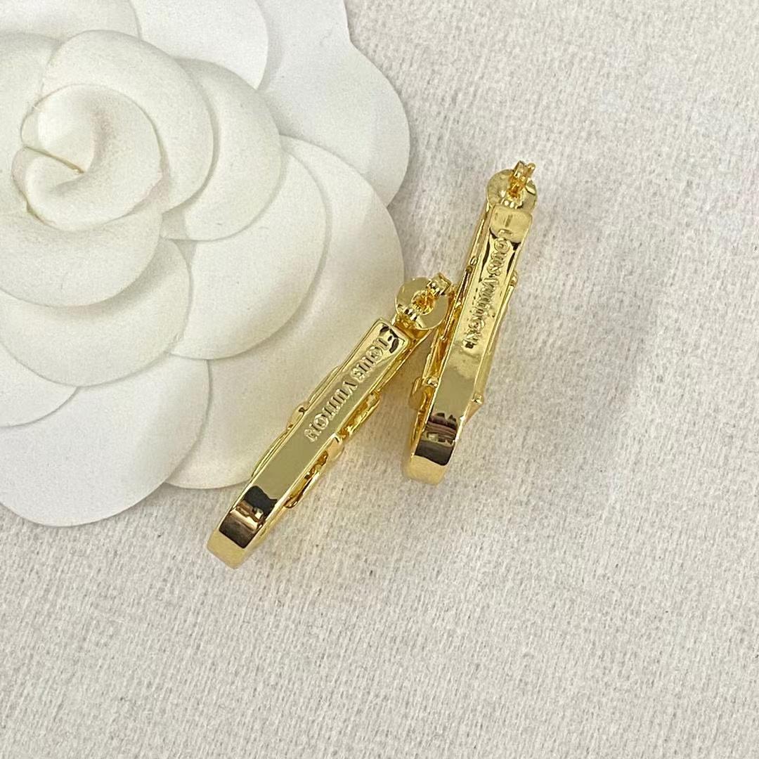 Louis Vuitton Hoop Earrings - DopestKickz