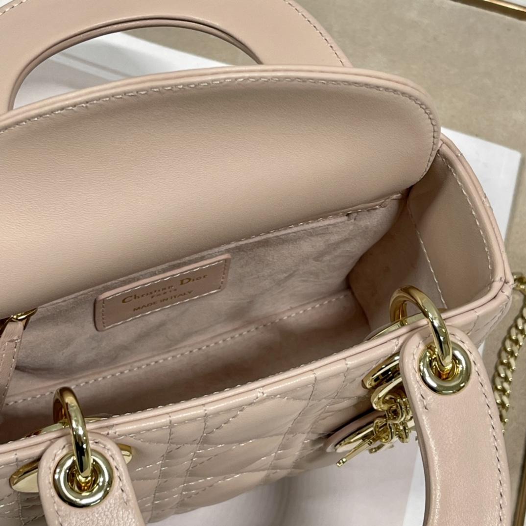 Dior Lady Dior Bag  (17 x 7.5x 14cm) - DopestKickz