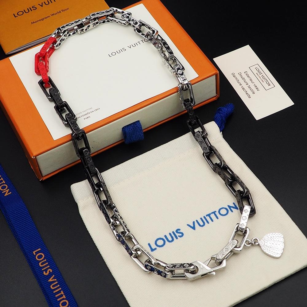Louis Vuitton LV x YK Monogram Chain Necklace   M01087 - DopestKickz