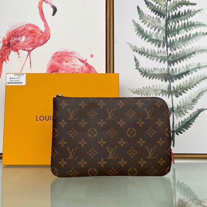 Louis Vuitton Monogram Pouch (24 x 1 x 17cm)M44191 - DopestKickz