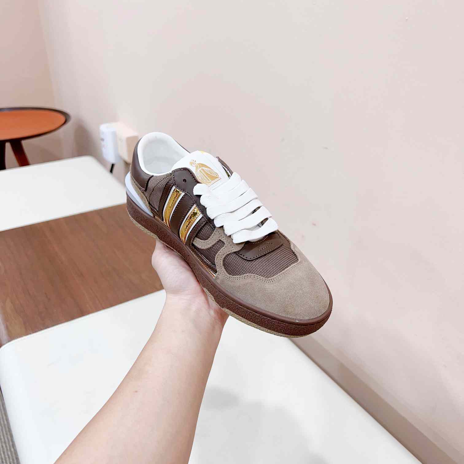 Lanvin Leather Low-top Clay Sneakers - DopestKickz