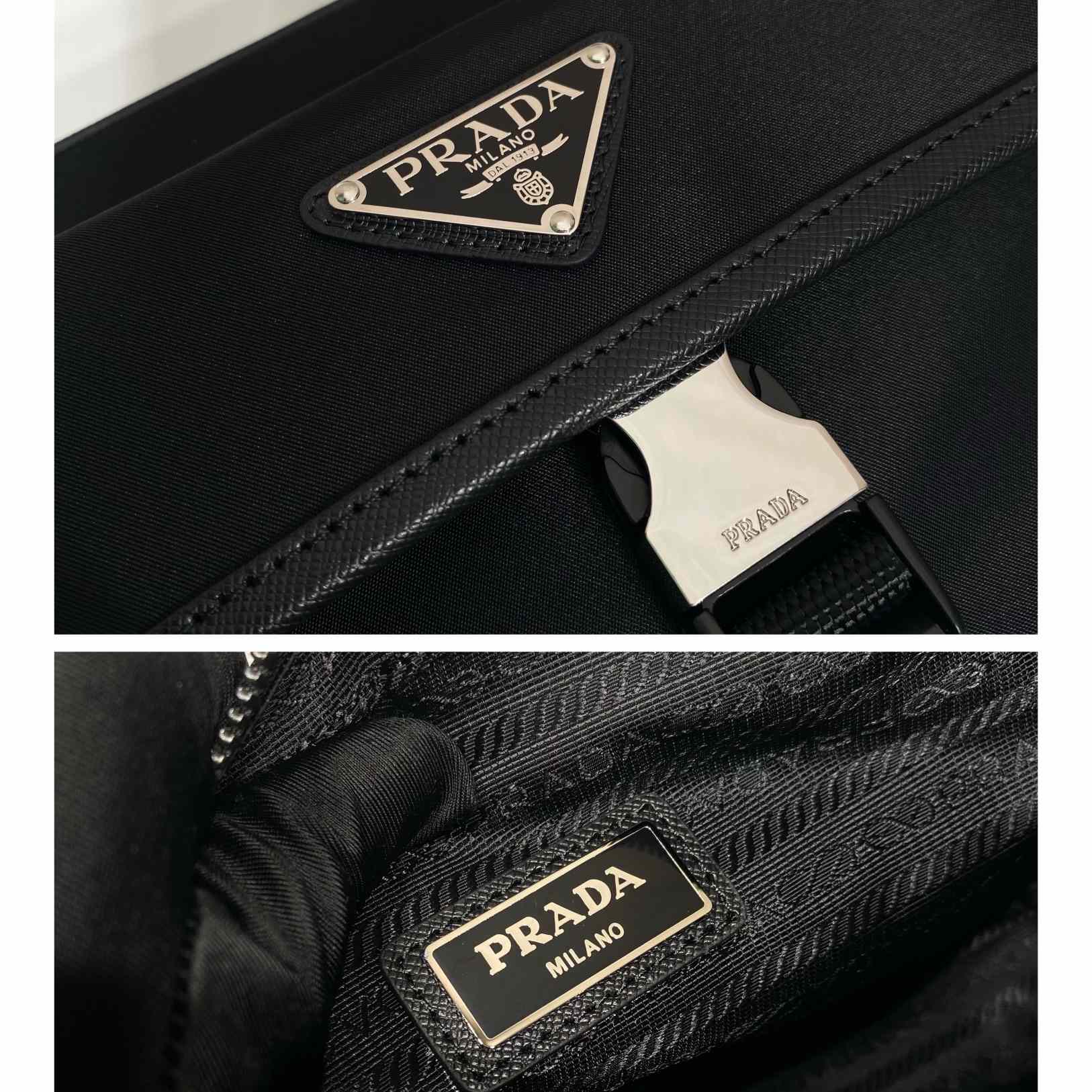 Prada Re-Nylon Saffiano Leather Shoulder Bag ( 22-16-5cm) - DopestKickz