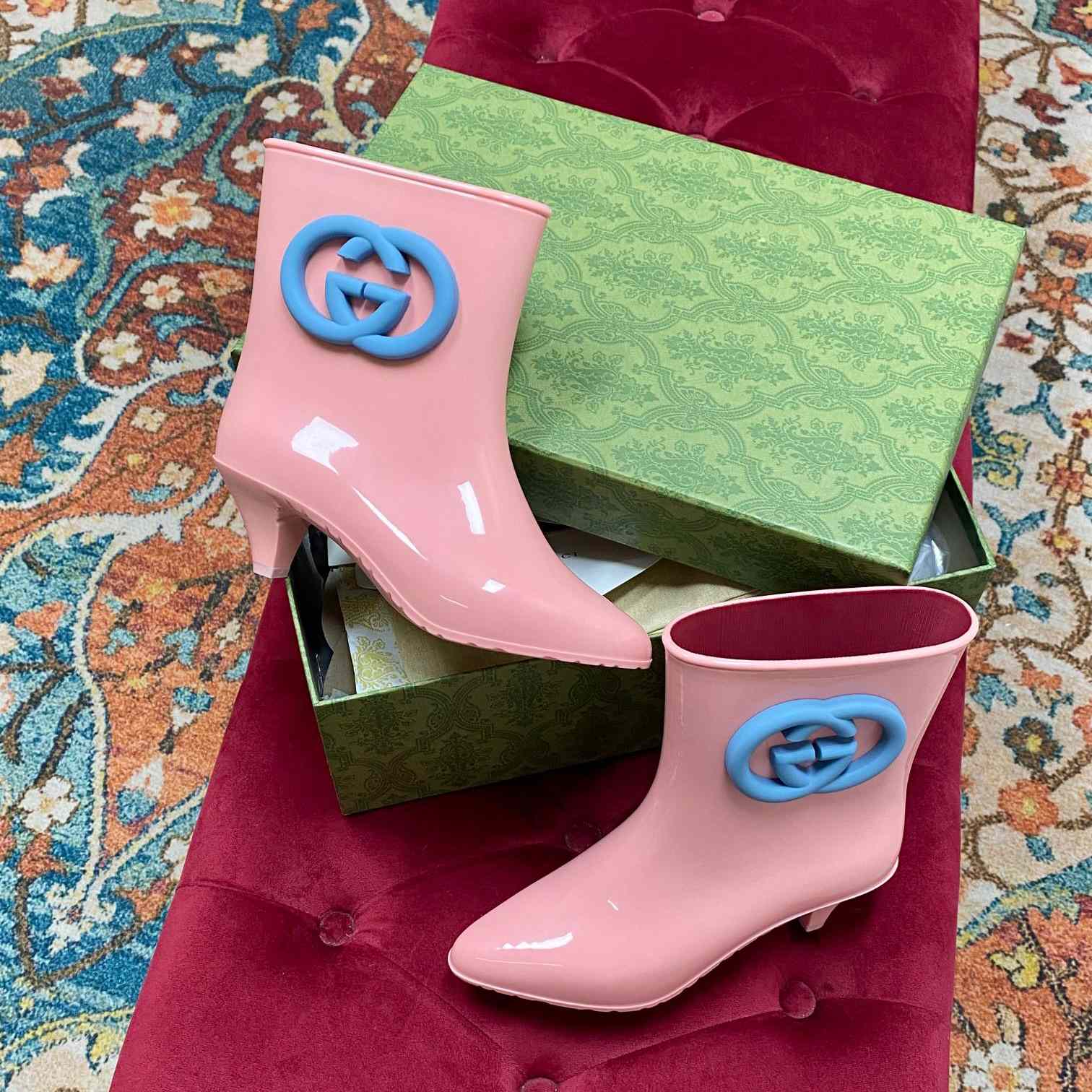 Gucci Women's Interlocking G Ankle Boot - DopestKickz