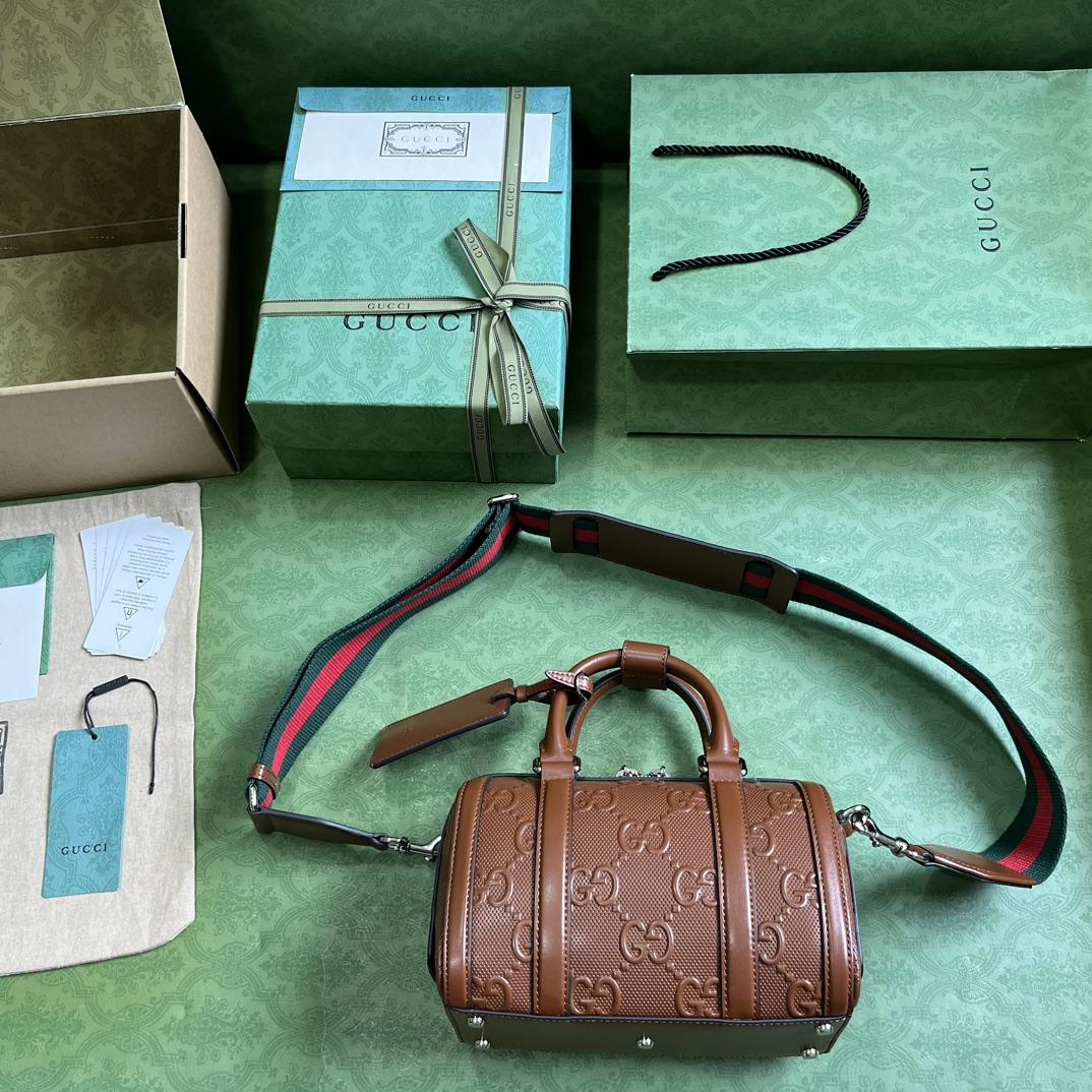 Gucci Jumbo GG Mini Duffle Bag (22-15-12.5cm) - DopestKickz