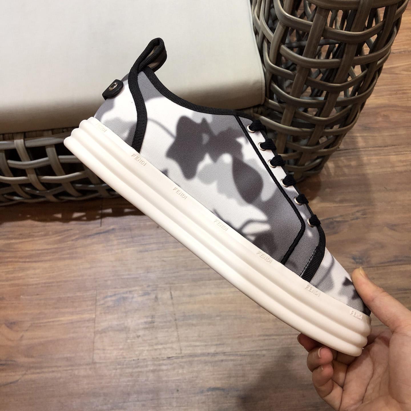 Fendi Rise Canvas Sneaker - DopestKickz