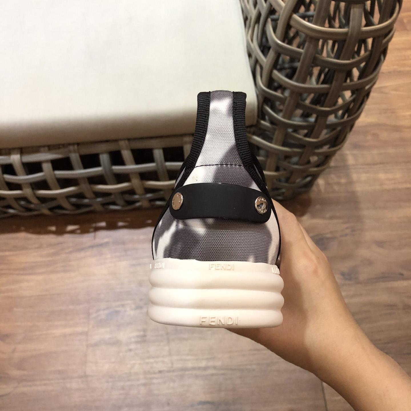 Fendi Rise Canvas Sneaker - DopestKickz