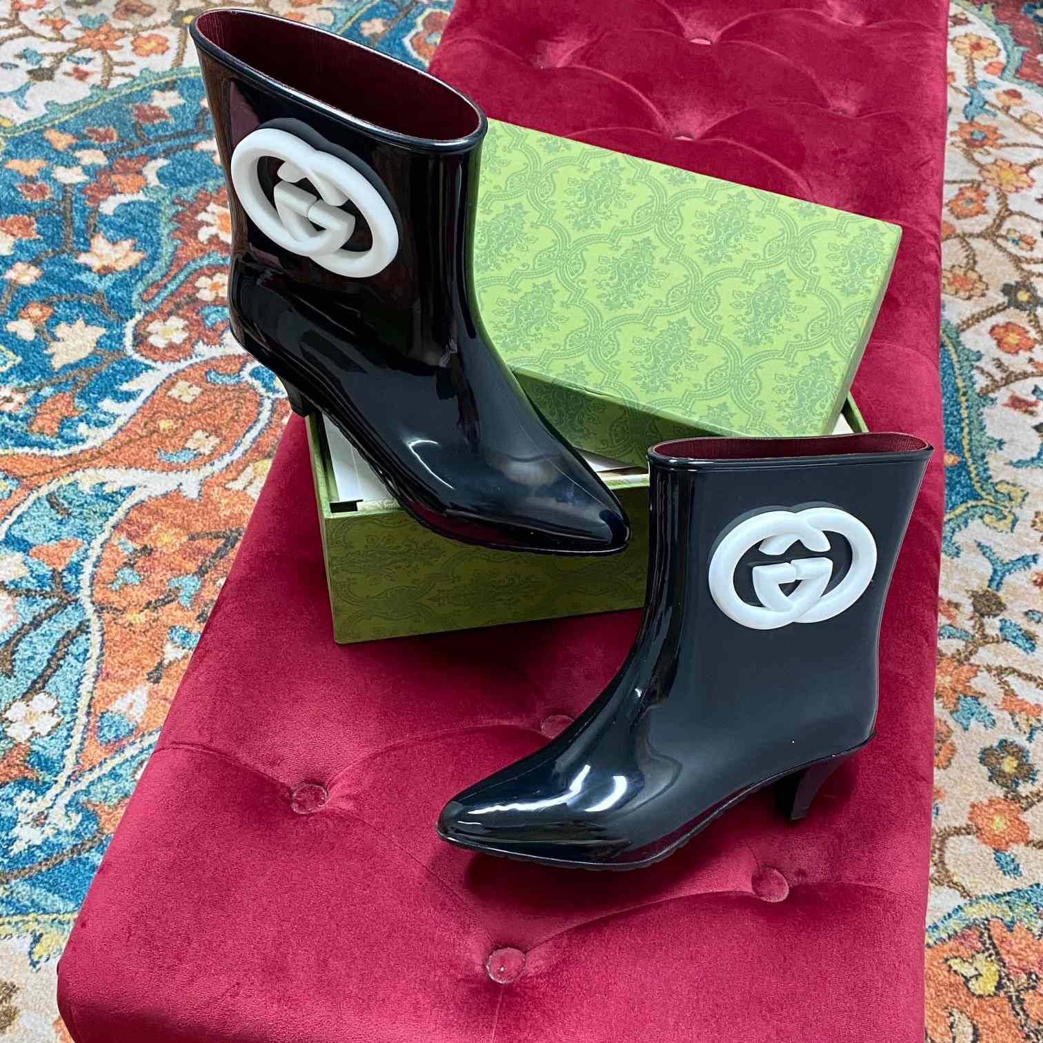 Gucci Women's Interlocking G Ankle Boot - DopestKickz