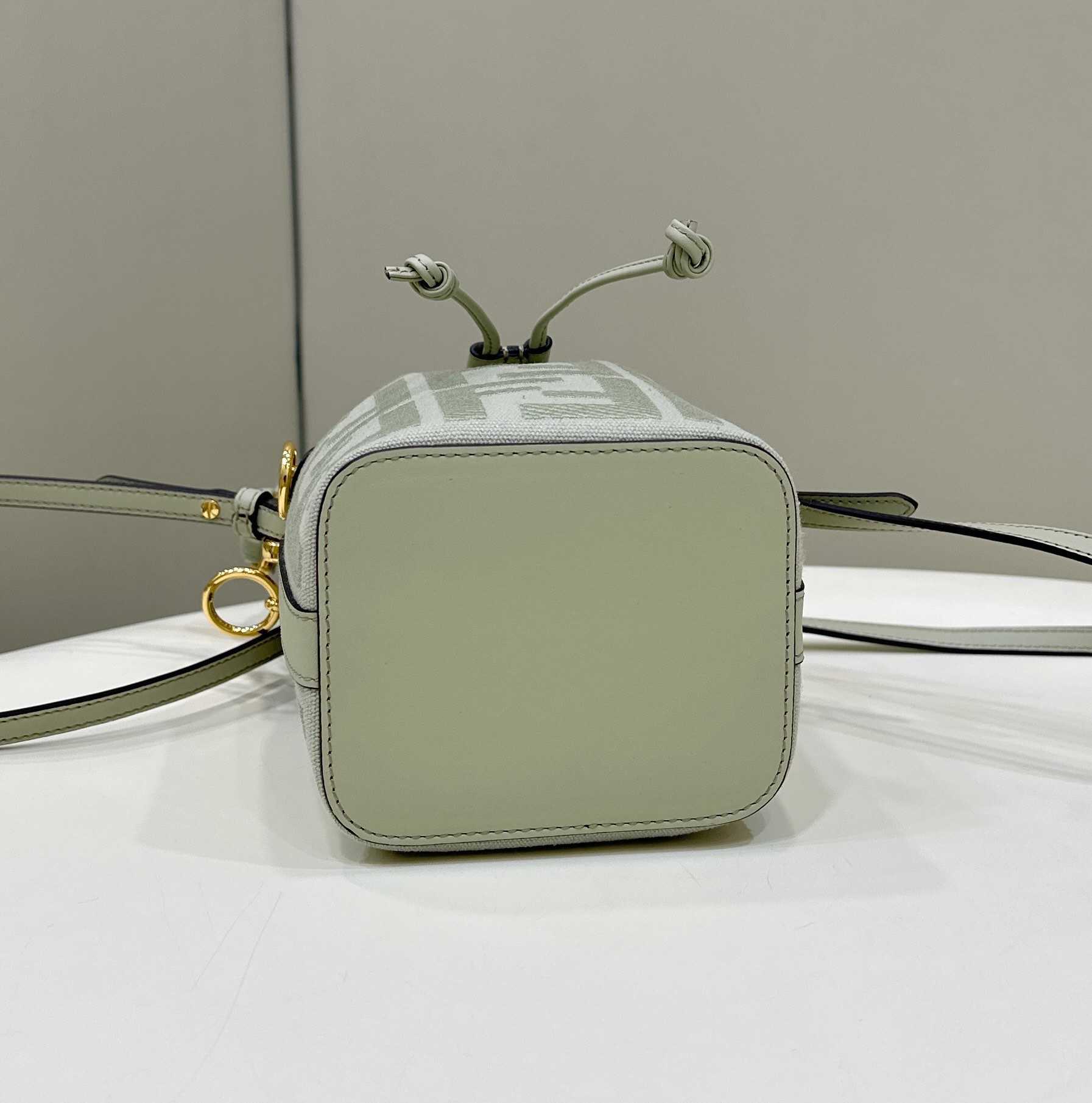 Fendi Mon Tresor Light Green FF Canvas Mini-bag - DopestKickz